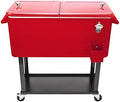 Home 80Qt Red Box Black Square Foot Tube with Drain Pipe Freezer Incubator 3-7 Days Delivery