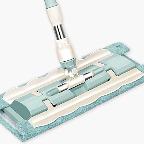 Flat Mop Floor Telescopic with Large Microfiber Pads Spin 360 Degree Handle Home Windows Kitchen Cleaner Wood Tile