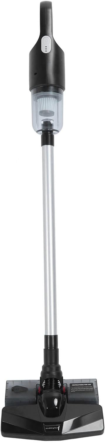 Cordless Vacuum Cleaner Powerful Suction Wet Dry Vacuum with Mop 2 Gears Adjustable 6000mAh Battery for Pet Hair Carpet Hardwood Floor (Black)