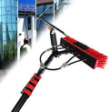 Glass Cleaning Brush Home Water Fed Telescopic Pole Kit Solar Panel Brush Rotating for Photovoltaic PanelWindow Cleaning Pole Window Cleaning Brush Equipment Window Cleaner Kit Cleaning Ph