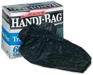 Super Value Pack Trash Bags 30gal .69mil 30 x 33 Black 60/Box Sold as 1 Box