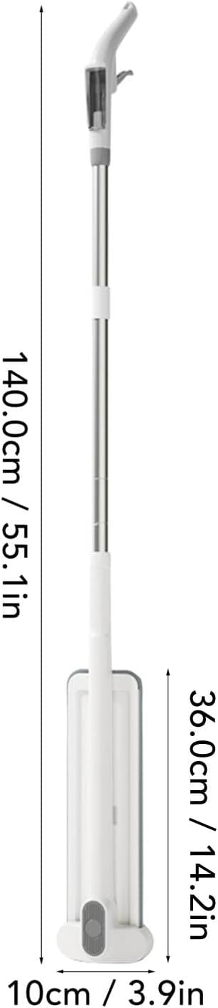 Wet Spray Mop Wet Dry Floor Mop Lightweight Household Tool Effective for Under Bed for Under Table (36CM Panel)