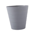1pc Open Plastic Trash Can Large Grey Wastebasket for Home Office Kitchen and Room and Easy to Clean No Lid Design for Convenient Use