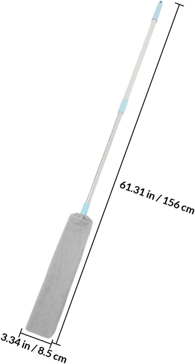 Beaupretty Electrostatic Retractable Duster for Home Cleaning with Extendable Handle Gap and Baseboard Dust Remover for Ceiling Fans Under Bed Cabinet and Refrigerator Dusting