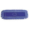 Mop Head Dust Looped-End Cotton/Synthetic Fibers 24 x 5 Blue - one industrial dust head each.
