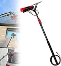 Glass Cleaning Brush Home Water Fed Telescopic Pole Kit Solar Panel Brush Rotating for Photovoltaic PanelWindow Cleaning Pole Window Cleaning Brush Water Hose Fed Pole Cleaning Photovoltai