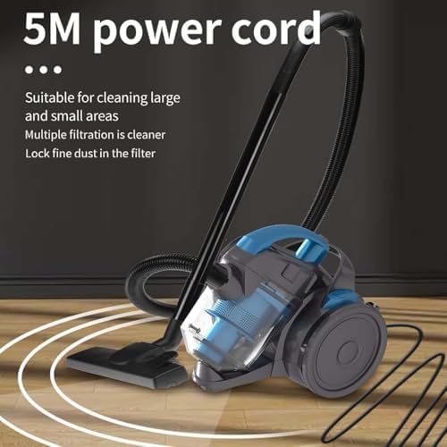 2000W Powerful Cylinder Vacuum Cleaner | Multi Corded Vacuum for Home Use with 1.8L Capacity | Low Noise Design