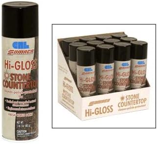 Somaca Hi-Gloss Stone Countertop Cleaner - Pack of 3 Cans