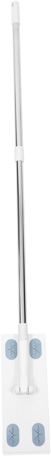 Detachable Dry Dust Mop with Retractable Handle Easy Floor Cleaning Tool No Washing Required for Home Use Compatible with Face Towels for Dust Removal