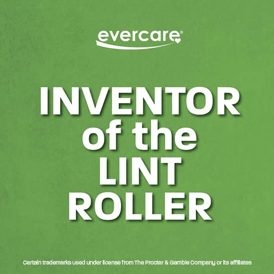 Evercare Gain Scented All-Purpose Lint Roller Value Pack with 2 Lint Rollers and 3 Refill Rolls 60 Sheets Each