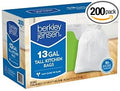 Berkley Jensen 13-Gal. 0.69mL Kitchen Bags (200 ct.) x2 AS