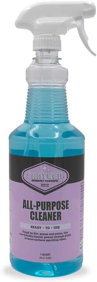Santeen All-Purpose Cleaner Ready-to-Use 6-Pack 32oz (Quart) Made in USA
