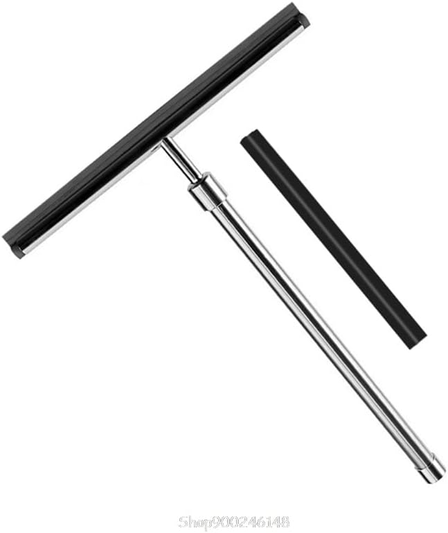 Telescopic Shower Squeegee Window Glass Wiper Scraper with Blade for Bathroom Kitchen