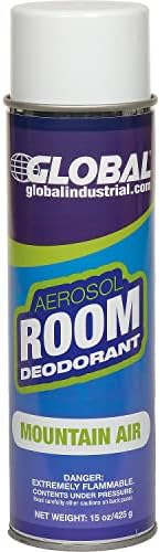 Global Industrial Air Freshener Mountain Air 15 oz. Can 12 Refills/Case
