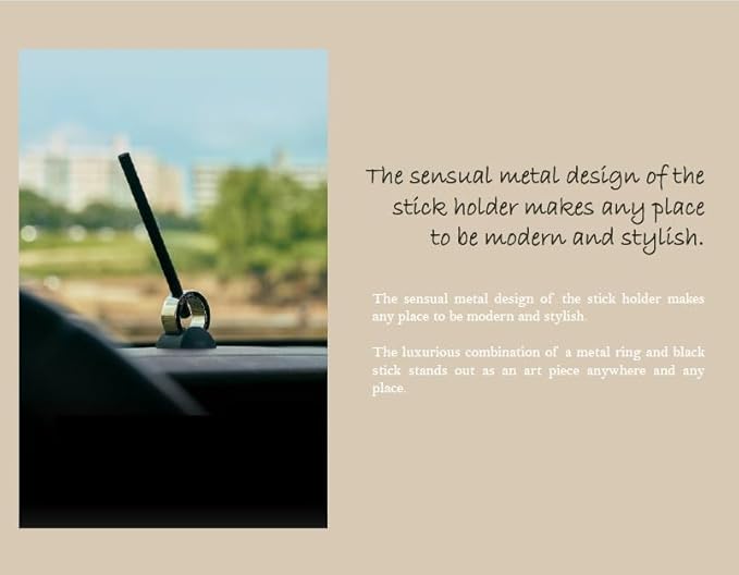 Bullsone Diffuser Natural Home Car Incense Air Freshener Refills Luxury Home Car Perfume Including 5 Refills - Peony Bouquet