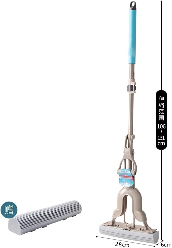 Folding Squeeze Sponge Mop Floor Tile Absorbent Department Store