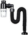 Drain Clog Remover Manguera De Drenaje para Fregadero De Cocina Tubería Flexible Estirable Desodorante Accesorios De Tubería De Alcantarillado 1 Piezas Drain Cleaner (Color : Black)