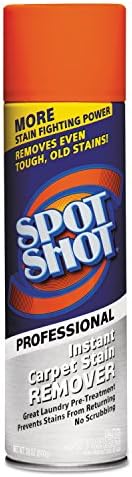 Spot Shot Professional Instant Carpet Stain Remover 18oz Spray Can 12/Carton