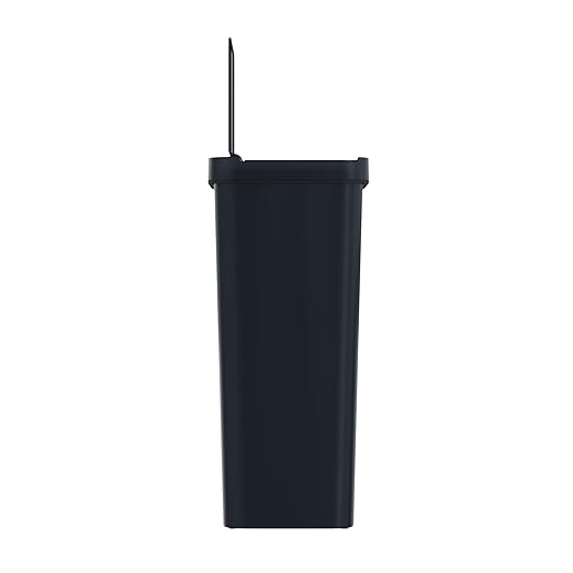 iTouchless Prime 13.2 Gallon Sensor Trash Can Durable Dent-Proof Construction Slim and Space-Saving Automatic Bin Great for Kitchen Home Office Business Garage Black Color Plastic