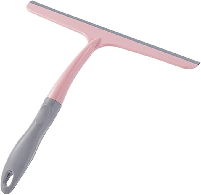 Window Glass Wiper Scraper Cleaner Brush Car Window Bathroom Household Cleaning Tool ﻿(A)