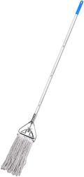 Household Cotton Mop for Floor Cleaning Durable Wet Dry Mop with Long Handle for Hardwood and Tile Floors High Absorption Comfortable to Use
