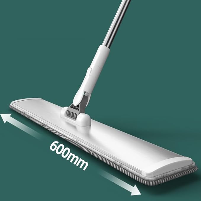 Hand Free Aluminum Plate Flat Mop Rotating Household Ceramic Tile Floor Lazy Person