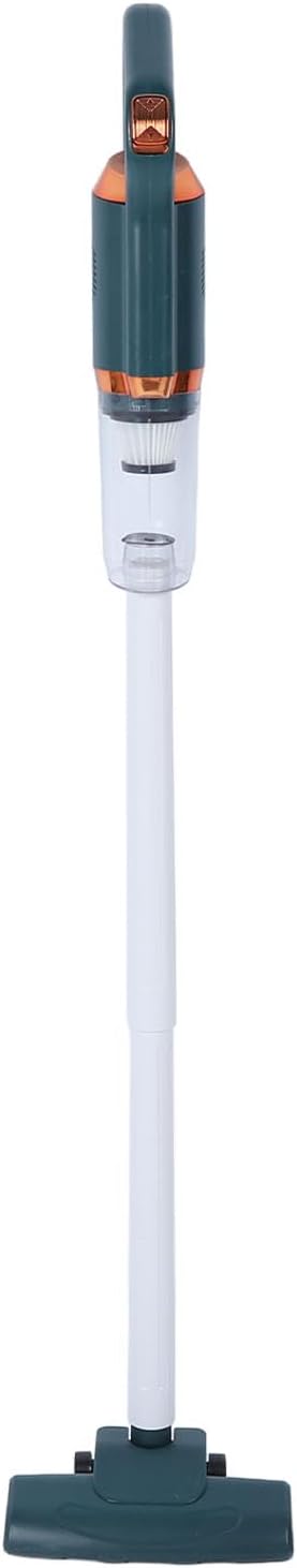 Cordless Stick Vacuum Effective Cleansing Cordless Stick Vacuum Cleaner 600ml Dust Cup 8500 Pa Suction 120W Rated Power Dirts Removal for Home Use (Green)