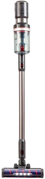 Monoprice Strata Pro Cordless Stick Vacuum Cleaner 400W Power 3 Power Settings 45 Minutes Run Time Built in LEDs Wall Mount &amp Attachments Included