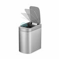 Ninestars Automatic Motion Sensor Bathroom Trash Can 1.8 Gallon Smart Opening Garbage Bin for Bathroom Bedroom Kitchen Office