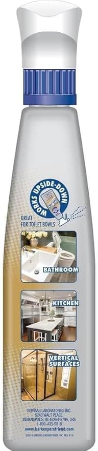 Bar-Keeper’s-Friend More Spray and Foam Cleaner 25.4oz Hard Water Stain Remover Pack of 2