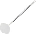 Household Cleaning Dust Mop with Long Handle Dry Floor Dust Mop Triangular Rotatable Head No-wash for Home Use White Extendable Cleaning Tool