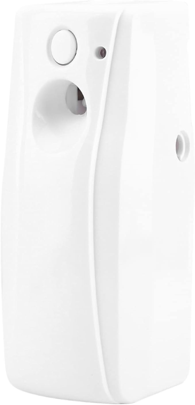 Automatic Aerosol Dispenser Wall Mounted Air Freshener with Light Sensor Purify Room Air and Remove Smelly Odor 7.5/15 / 30 mins Interval Spray Suitable for Home Bathroom