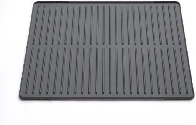 WeatherTech DishMat Drain- 16 x 18 Drip Dry Hand-Washed Dish Drying Mat Slate
