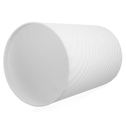 OUNONA Plastic Wastebasket No Lid Trash Can for Bathroom Office Bedroom Slim Garbage Can for Home Use Easy to Clean Versatile Trash Container