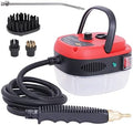 Handheld Steam Cleaner with Extension Hose &amp Accessory Set - Powerful Chemical-Free Cleaning Tool for Home Office Carpets Upholstery &amp Hard Surfaces