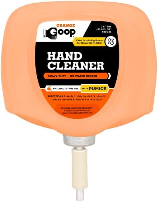 GOOP Orange Liquid With Pumice 2L Dispenser Cartridge