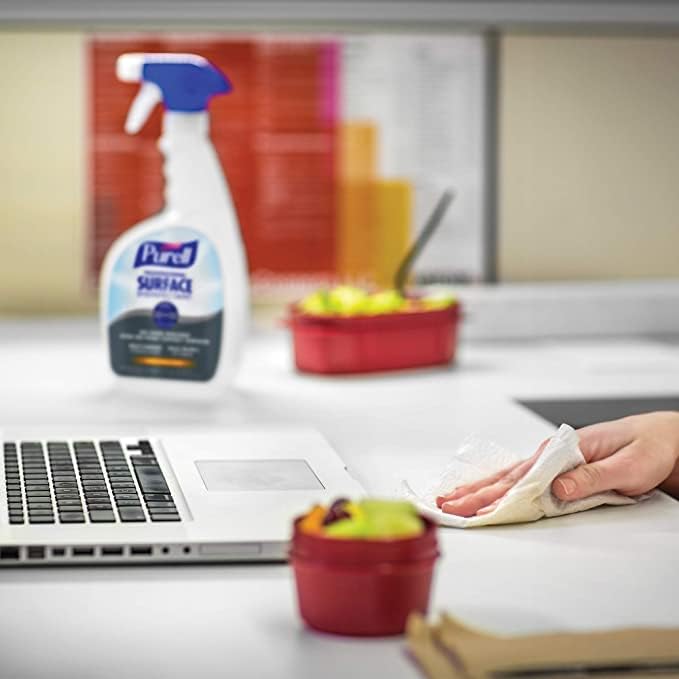 PURELL Professional Surface Disinfectant Spray Citrus Scent 32 fl oz Capped Bottle with Spray Trigger in Pack (Pack of 6) - 3342-06