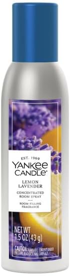 Yankee Candle Concentrated Air Freshener Room Spray Lemon Lavender Midsummer's Night Clean Cotton (1 Ea.) (Variety Pack)