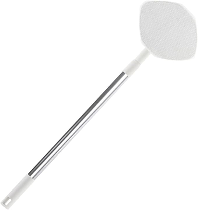 Alipis Household Dust Mop Retractable Floor Cleaning Mop with Rotatable Triangular Microfiber Head for Home Use Suitable for Hardwood and Tile Floors