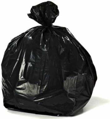 Plasticplace 40-45 Gallon Trash Bags │1.5 Mil │ Black Heavy Duty Garbage Can Liners │ 40 x 46 (100 Count)