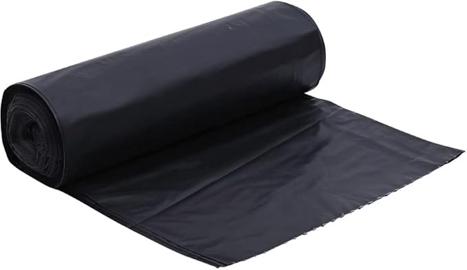 Genuine Joe 01534 Heavy-Duty Trash Bags 1.5 Mil 40-45 Gallon 50/CT Black (Pack of 3)