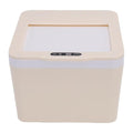 Zerodis Sensor Desktop Trash Can Wastebaskets Mini Countertop Garbage Can with Lid Small Storage Bin for Home Kitchen Dressing Office Kids Bedroom Sensor Desktop Trash 4l Capacity