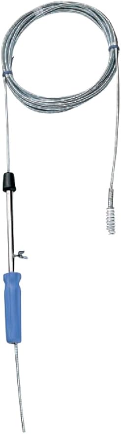SANEI PR80-5M Pipe Cleaner Length 16.4 ft (5 m) For Eliminating Clogging and Cleaning Drains Double Winding Construction That Won't Break
