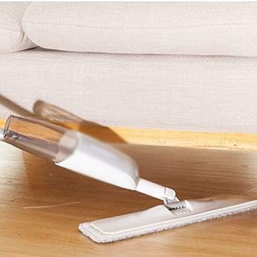 Spray Glue Floor Mop Reusable Microfiber Mat 360 Degree Handle  Used for Household Kitchen Laminate Cleaning