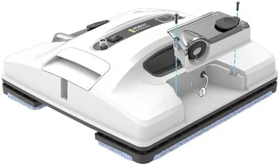 HOBOT-2S Window Cleaning Automatic Robot with Ultrasonic Water Spray Intelligent Cleaning AI Smart Route Plan Dual Replaceable Water Tanks and Control via Smartphone or Remote