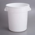 PRO&ampFamily 41 Qt. / 10 Gallon / 38 Liters White Round Ingredient Bin/Commercial Trash Can. Kitchen Garbage Can Waste Basket Recycle Bin