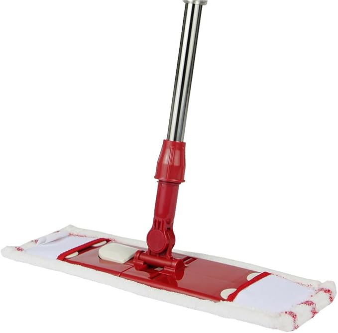 Household Easy to Clean Flat Mop with Foot Operated Cloth Changing Configuration