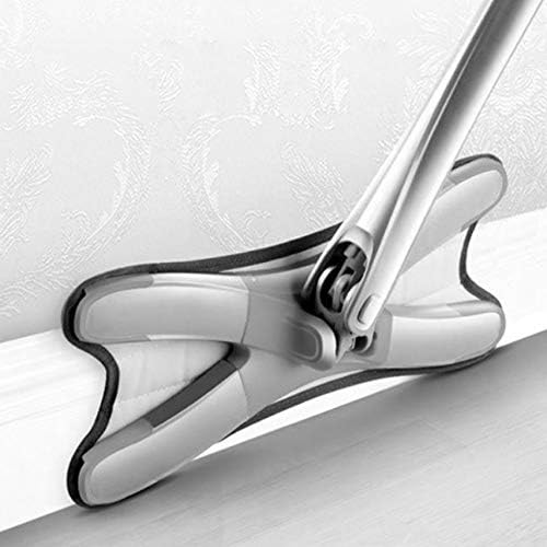 Manual Extrusion Floor Mop Hand Free Washing Flat with Microfiber Replace Pads Easy Wringing Household Cleaning Tools