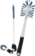 Long Handle Cup Brush Set Groove Cleaning Re ble Kit Kitchen Bottle