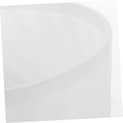 8L White Household Trash Can 2-Piece PP Plastic Wastebasket Simple Design for Kitchen Bathroom Office Large Capacity